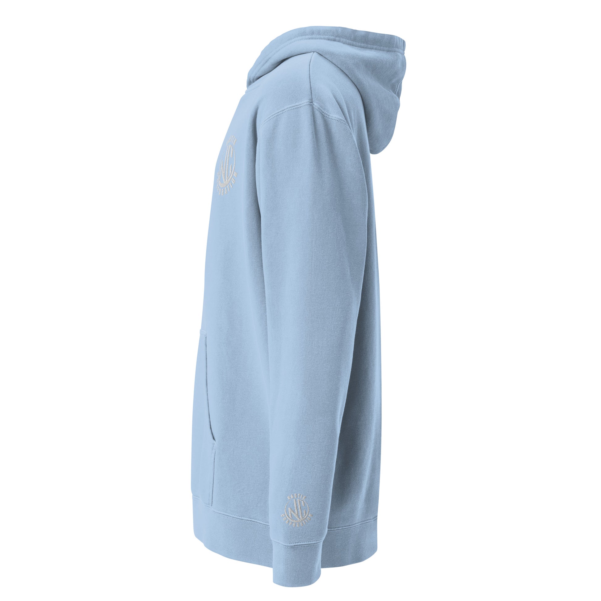 Unisex pigment-dyed hoodie